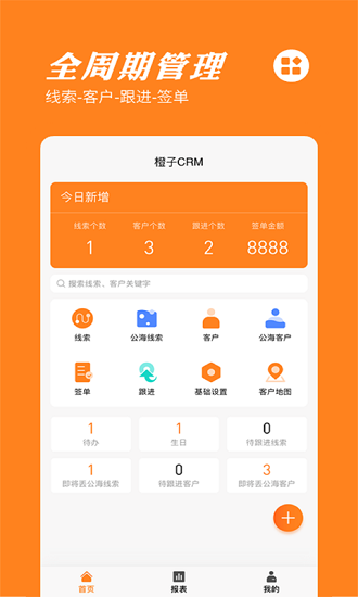 橙子CRM汉化版截图3