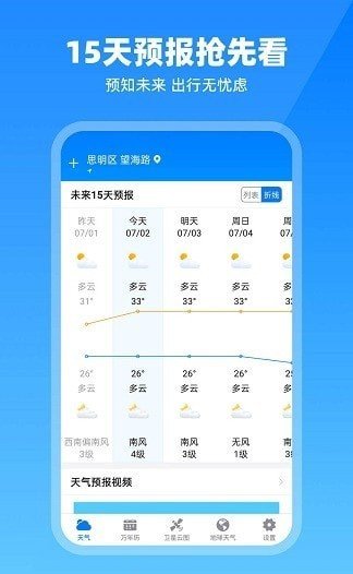 卫星云图天气预报ios版截图3