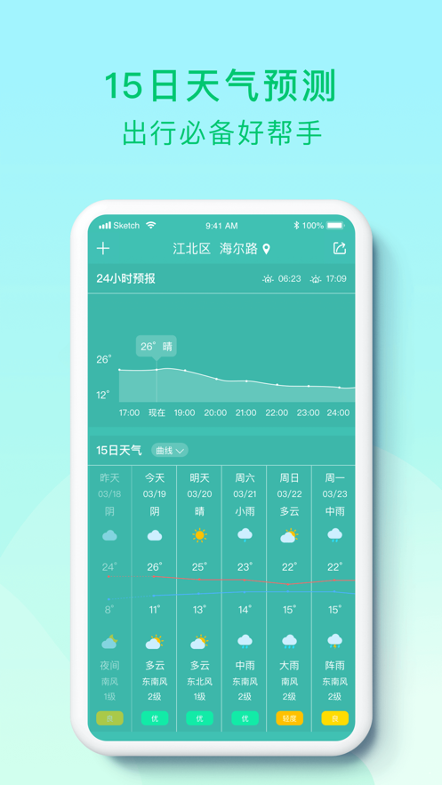 天气指南ios版截图3