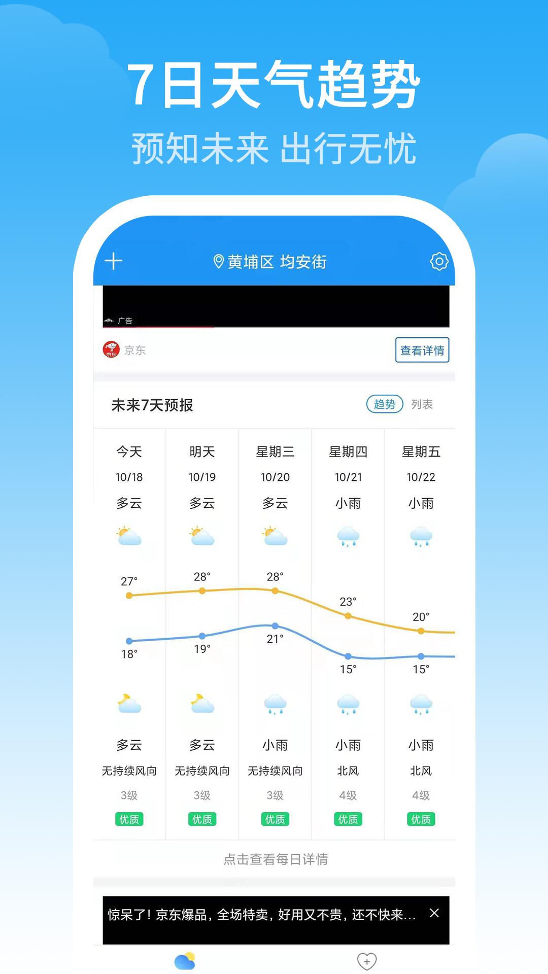 最佳天气精简版截图3