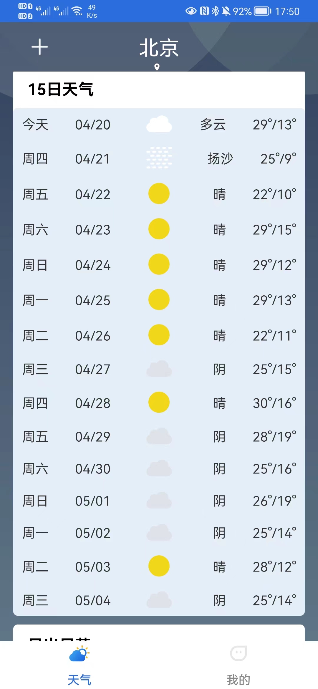 福瑞天气汉化版截图3