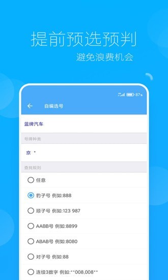 车牌选号助手网页版截图3